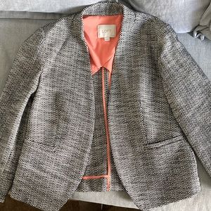 Loft tweed blazer 6P